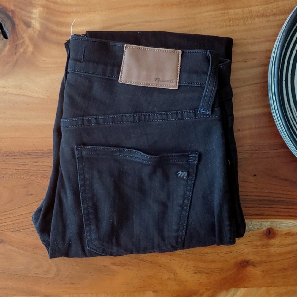 Madewell High Rise Skinny Jeans in True Black